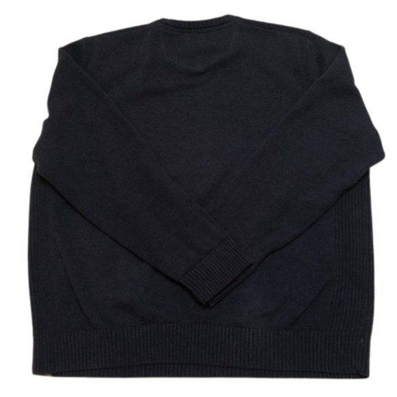 EDDIE BAUER Men's Cotton Crewneck Knit Sweater Navy Blue XL - Picture 7 of 7